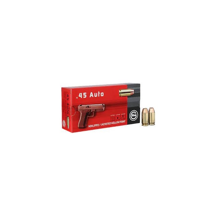 MUNITION GECO 45 ACP FMJ 230 GRS