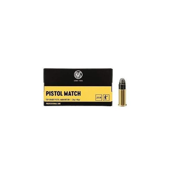 MUNITION RWS 22 LR PISTOL MATCH