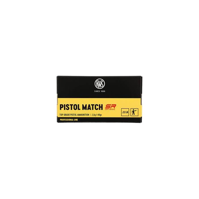 MUNITION RWS 22LR PISTOL MATCH SR