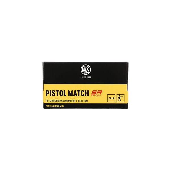 MUNITION RWS 22LR PISTOL MATCH SR