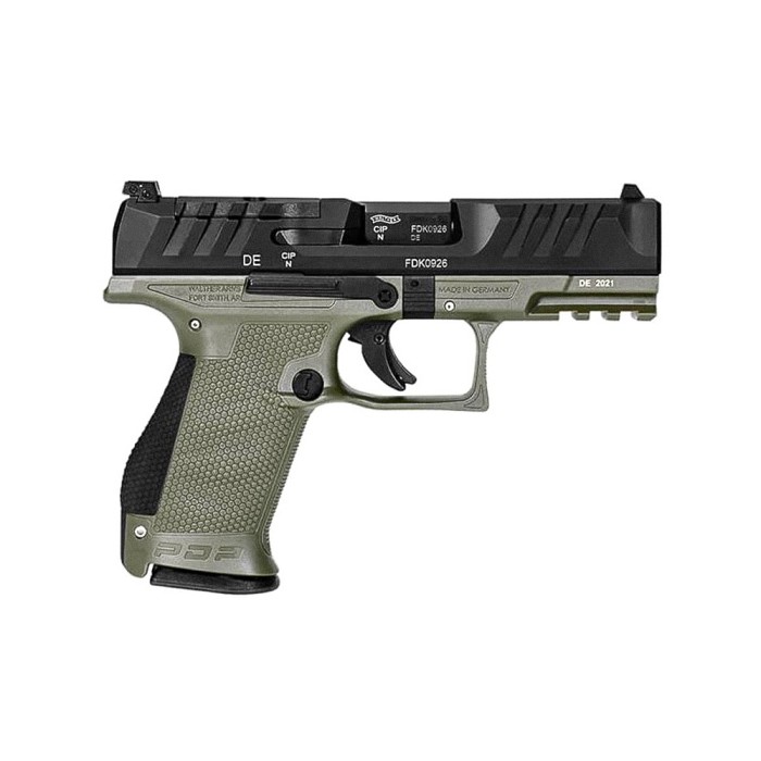 Pistolet Walther PDP C 4" 9X19 mm Od Green 15 Coups