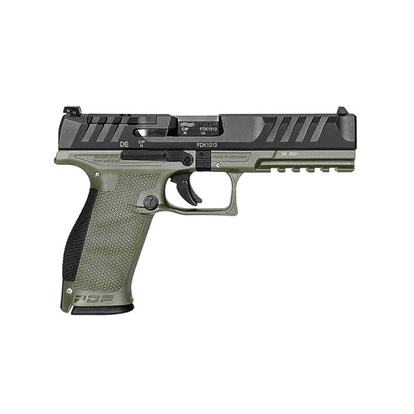 Pistolet Walther PDP FS 5" 9x19 mm Od Green 18 Coups