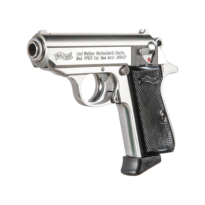 Pistolet Walther PPK-S Inox 380 ACP 7 Coups