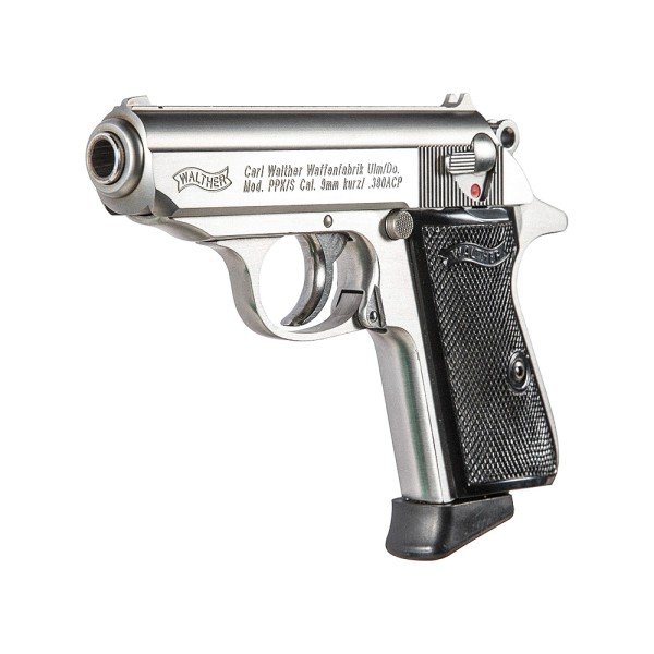 Pistolet Walther PPK-S Inox 380 ACP 7 Coups