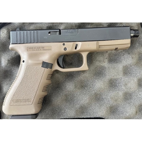 PISTOLET GLOCK 17 FILETÉ BI-TON
