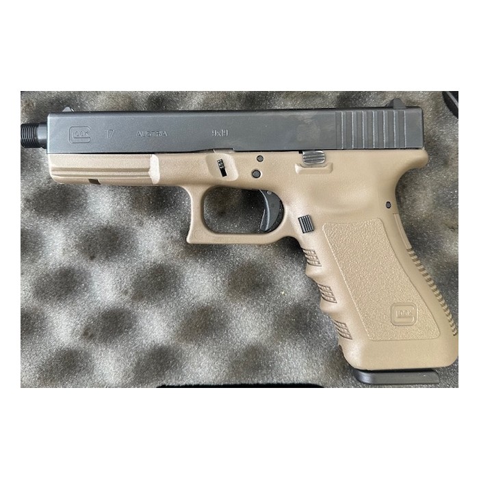 PISTOLET GLOCK 17 FILETÉ BI-TON