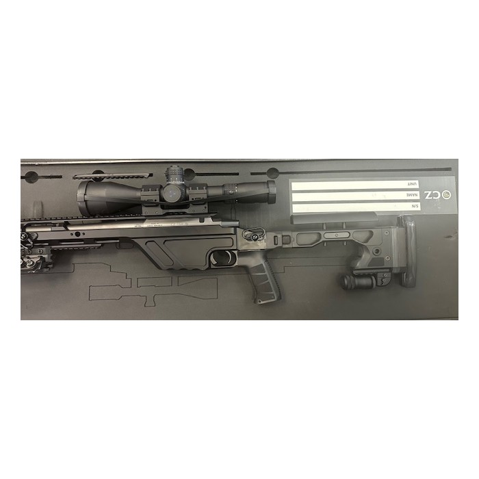 CARABINE CZ TSR 308WIN + LUNETTE DELTA STRYKER HD 4.5-30X56