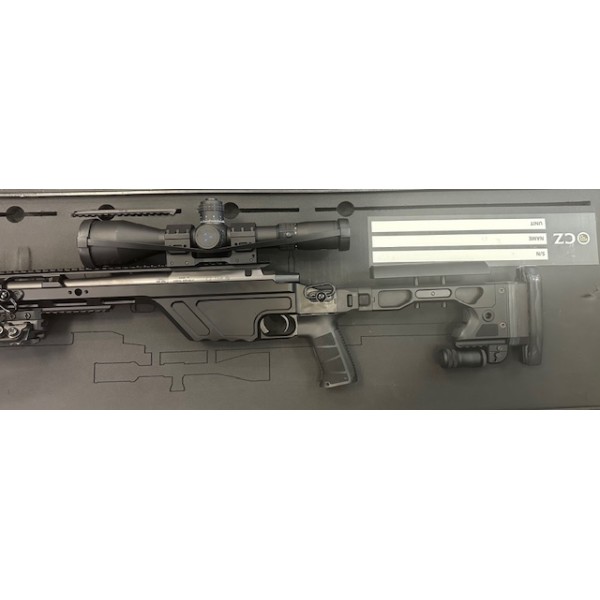CARABINE CZ TSR 308WIN + LUNETTE DELTA STRYKER HD 4.5-30X56