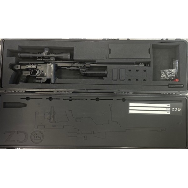 CARABINE CZ TSR 308WIN + LUNETTE DELTA STRYKER HD 4.5-30X56
