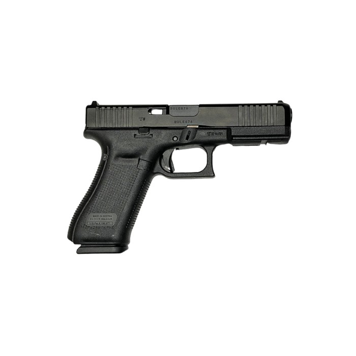 Pistolet Glock 17 Gen5 FS MOS Noir 9x19 mm