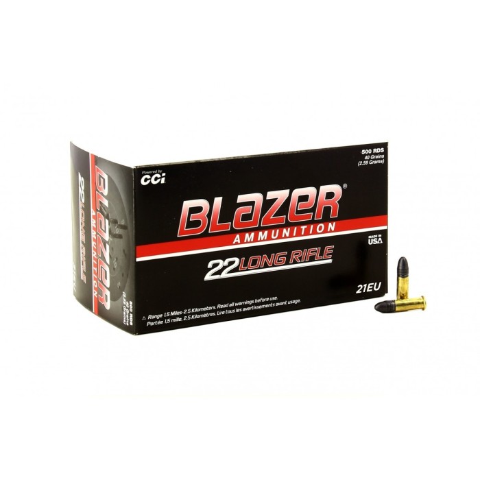 MUNITION CCI 22LR BLAZER 40GR