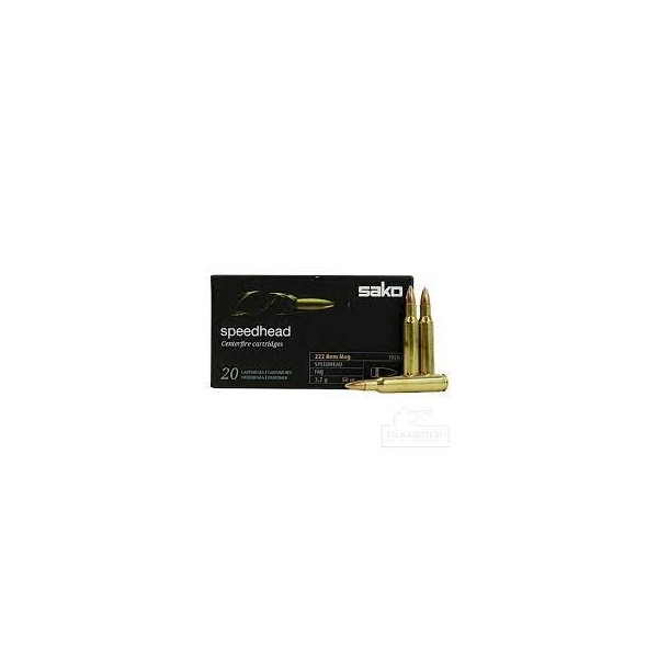 MUNITION SAKO 222REM SPEEDHEAD RANGE 105 GR