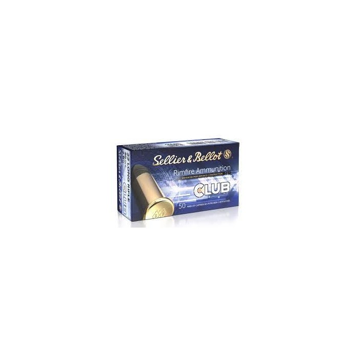 MUNITION 22 LR SELLIER BELLOT CLUB 40GRS